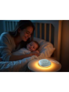   Zopa Prémium hordozható alvásmodul LED-fénnyel, fehér zajjal és hangokkal White