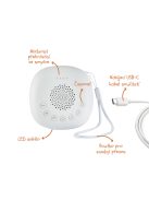 Zopa Prémium hordozható alvásmodul LED-fénnyel, fehér zajjal és hangokkal White