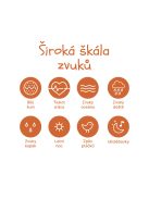 Zopa Prémium hordozható alvásmodul LED-fénnyel, fehér zajjal és hangokkal White