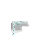 Zopa Gumis sarokvédő 8 db off white