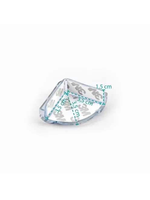 Zopa Műanyag sarokvédő 4 db transparent