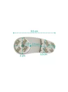 Zopa Szekrényzár 2 db white/grey