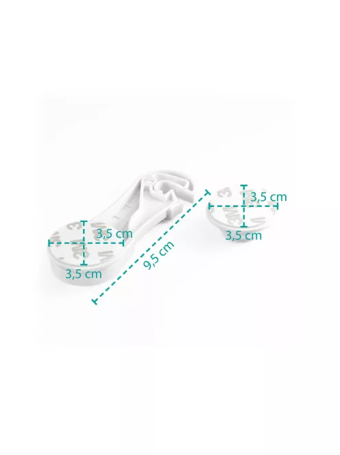 Zopa Szekrény- és fiókbiztosító 2 db white
