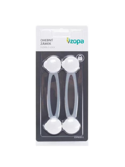 Zopa Hajlékony szekrényzár 2 db white