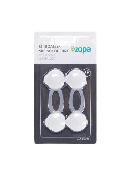 Zopa Mini hajlékony szekrényzár 2 db white