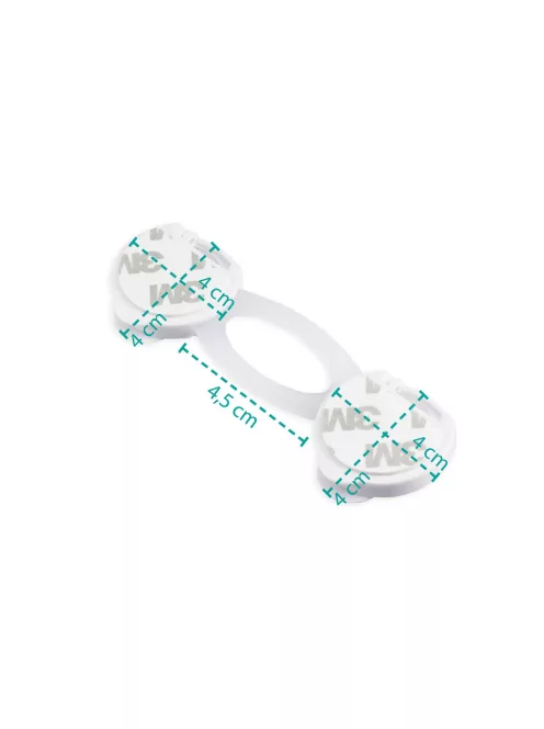Zopa Mini hajlékony szekrényzár 2 db white
