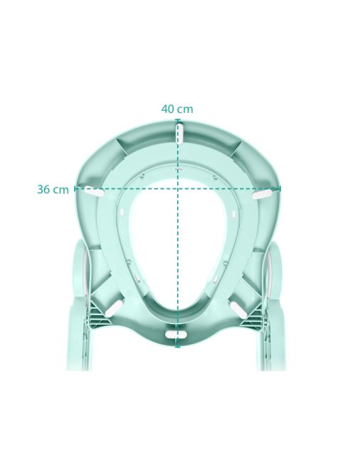 Zopa Lépcsős WC szűkítő, jégzöld Ice Green