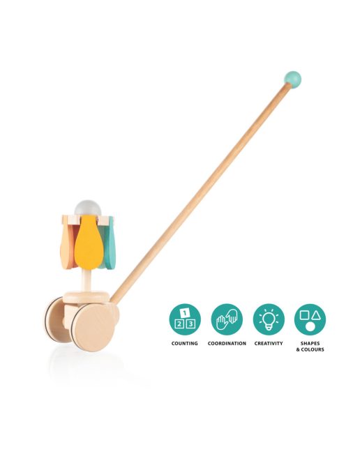 Zopa Fa tologatható játék - virág Flower