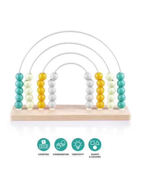 Zopa Fa szivárványos abakusz Rainbow