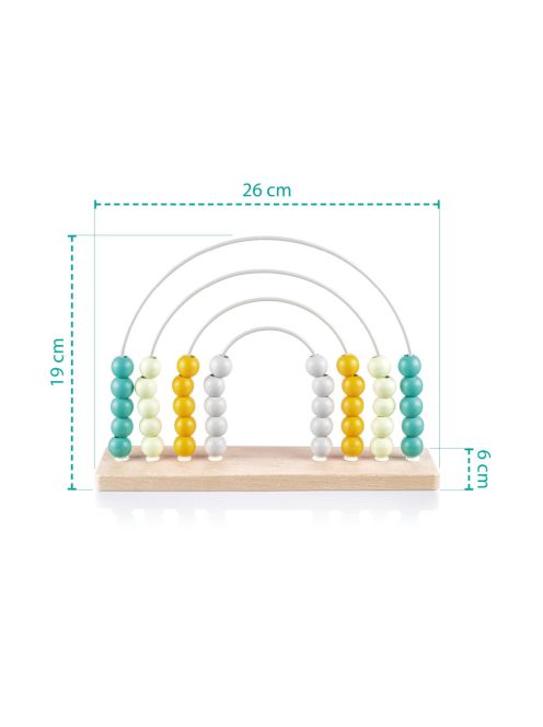 Zopa Fa szivárványos abakusz Rainbow