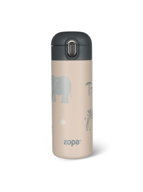 Zopa 400 ml-es termosz szívószállal, szafari Safari