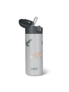 Zopa 400 ml-es termosz szívószállal, hegyvidék Mountains