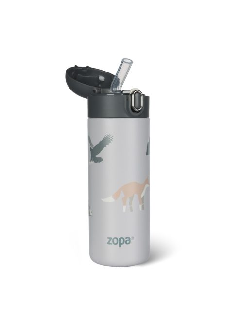 Zopa 400 ml-es termosz szívószállal, hegyvidék Mountains