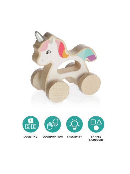 Zopa Fa húzható unikornis Unicorn