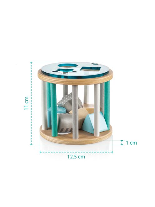 Zopa Fa formabedobó henger - kék Blue