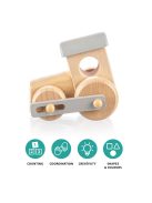 Zopa Fa mozdony - szürke Grey