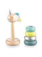 Zopa Fa egyszarvú toronyépítő karikák - kék Blue