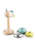 Zopa Fa egyszarvú toronyépítő karikák - kék Blue