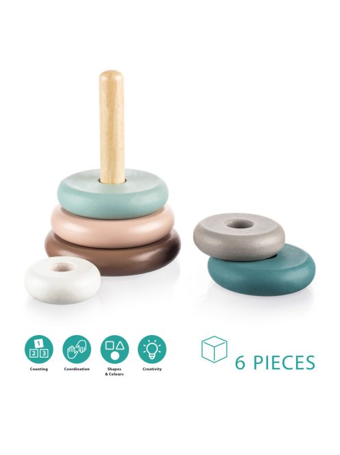 Zopa Fa toronyépítő - kék Blue