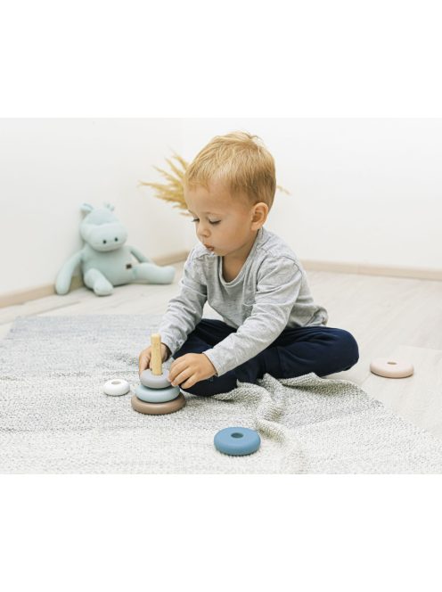 Zopa Fa toronyépítő - kék Blue