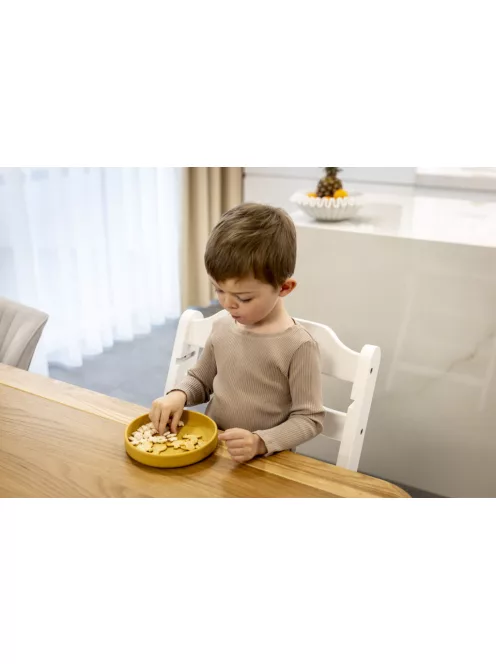 Zopa Szilikon tányér - mustársárga Mustard Yellow