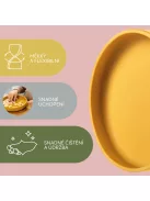 Zopa Szilikon tányér - rózsaszín Old Pink