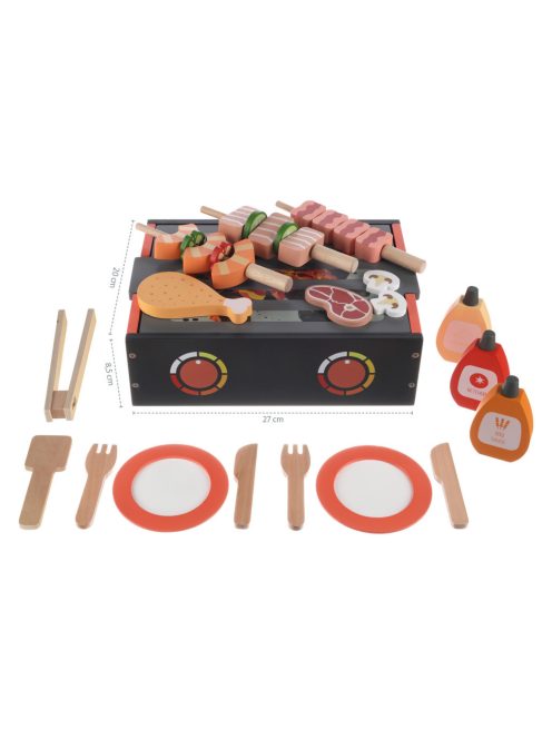 Zopa Fa BBQ grill készlet Gril