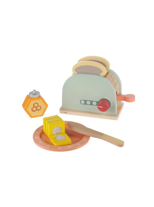 Zopa Fa kenyérpirító készlet Wood