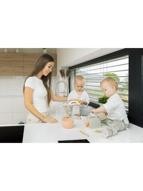 Zopa Fa kenyérpirító készlet Wood