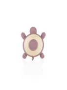 Zopa Szilikon-fa rágóka Teknős - rózsaszín Old Pink