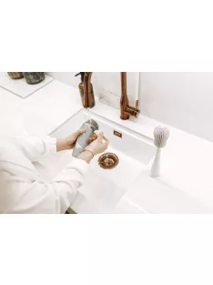 Zopa Szilikon palacktisztító kefe 3az1-ben Light Grey