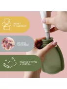 Zopa Szilikon újratölthető bébiétel tasak - zöld Transparent Green