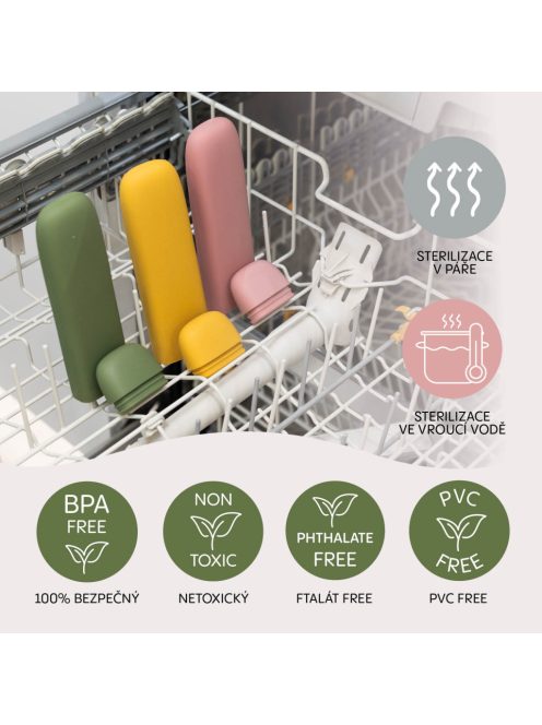 Zopa Szilikon evőeszköz tok - rózsaszín Old Pink