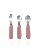 Zopa Szilikon gyerek evőeszköz - rózsaszín Old Pink