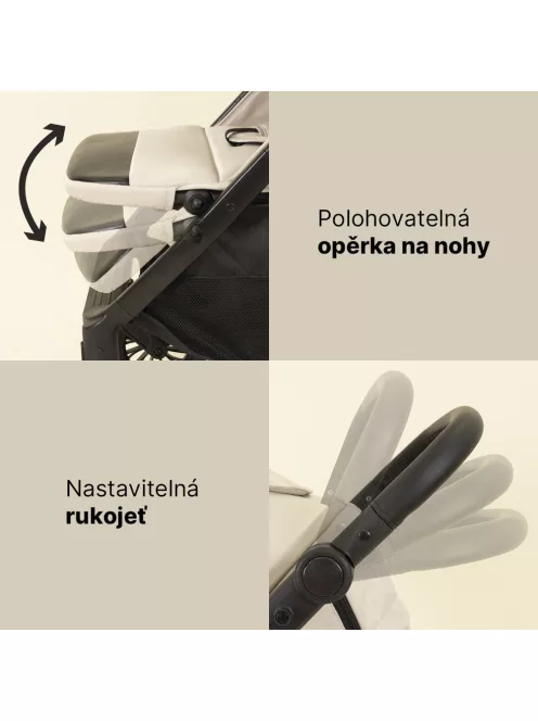 Zopa Moya babakocsi Ivory Beige