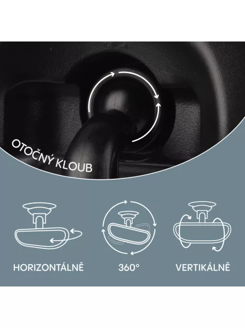 Zopa Kis visszapillantó tükör DELUXE Black