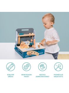 Zopa Fa összecsukható munkapad Wood