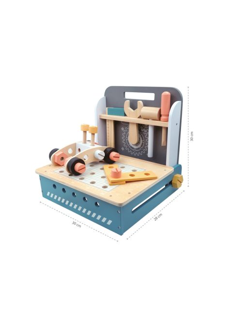 Zopa Fa összecsukható munkapad Wood