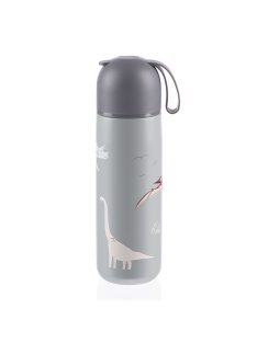 Zopa 400 ml-es termosz szilikon fogantyúval, dínó Dino