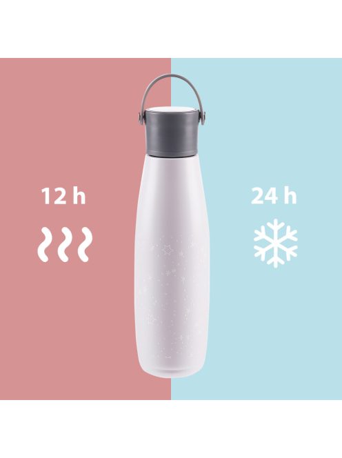 Zopa 480 ml-es termosz fogantyúval, dínó Dino