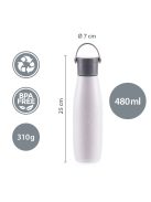 Zopa 480 ml-es termosz fogantyúval, virágok Flowers