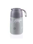 Zopa 620 ml-es ételtermosz szilikon tartóval, dínó Dino