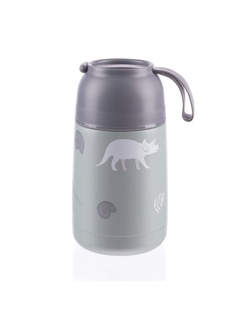 Zopa 620 ml-es ételtermosz szilikon tartóval, dínó Dino