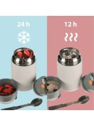 Zopa 620 ml-es ételtermosz szilikon tartóval, hegyvidék Mountains