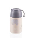 Zopa 620 ml-es ételtermosz szilikon tartóval, szafari Safari