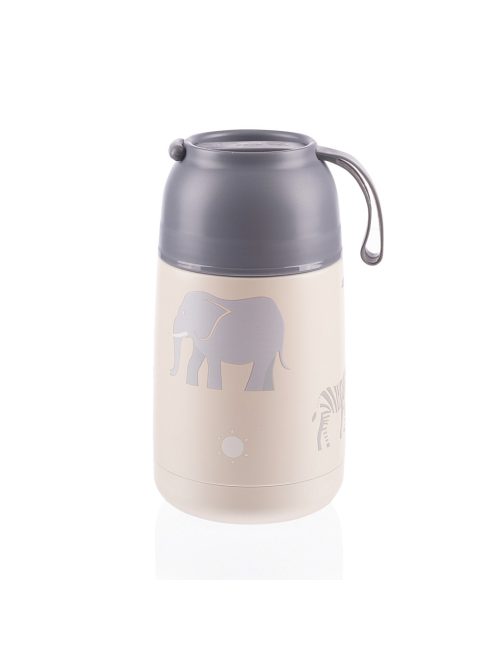Zopa 620 ml-es ételtermosz szilikon tartóval, szafari Safari