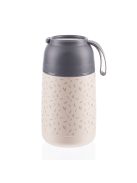 Zopa 620 ml-es ételtermosz szilikon tartóval, virágok Flowers
