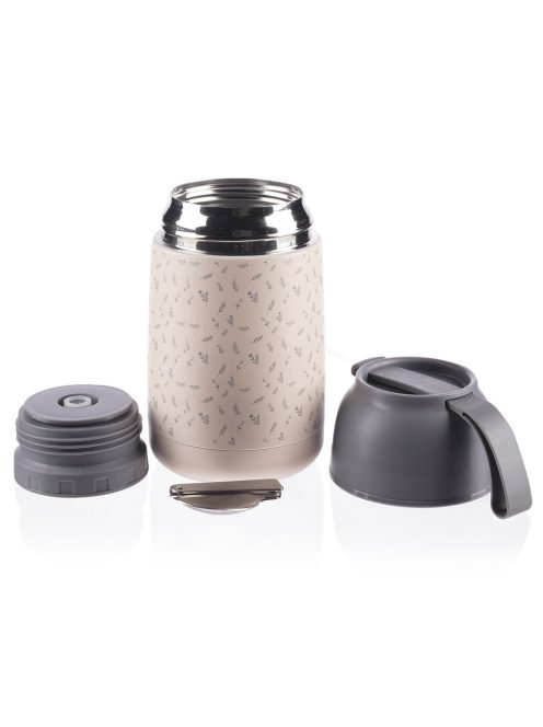 Zopa 620 ml-es ételtermosz szilikon tartóval, virágok Flowers