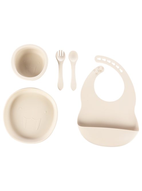 Zopa Szilikon étkezési szett - bézs Sand Beige