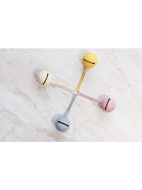 Zopa Szilikon cumitartó tok - mustásárga Mustard Yellow